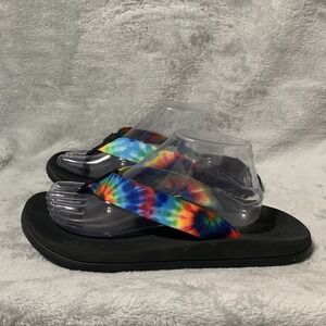 Chaco Men's Flip EcoTread Tie-Dye‎ Thong Sandals Size US 11 EUR 44 UK 10